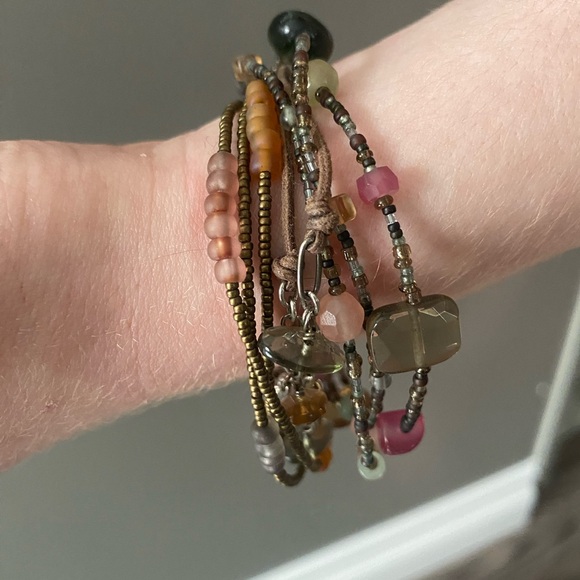 Beautiful authentic Silpada beaded necklace and bracelet. - Picture 6 of 7